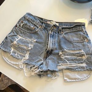 Levi denim shorts